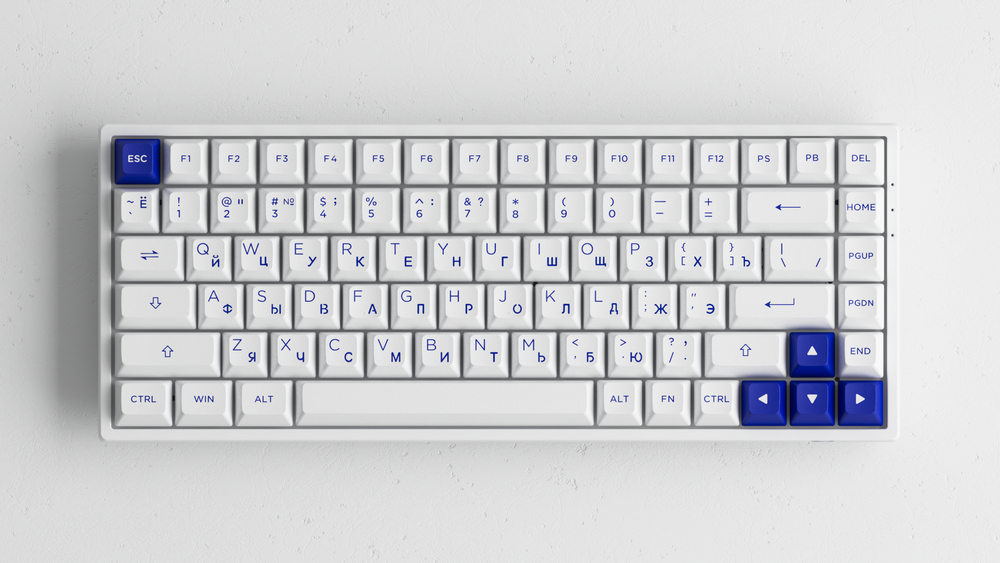 Игровая механическая клавиатура AKKO 3084B Plus CS Jelly Purple White&amp;Blue