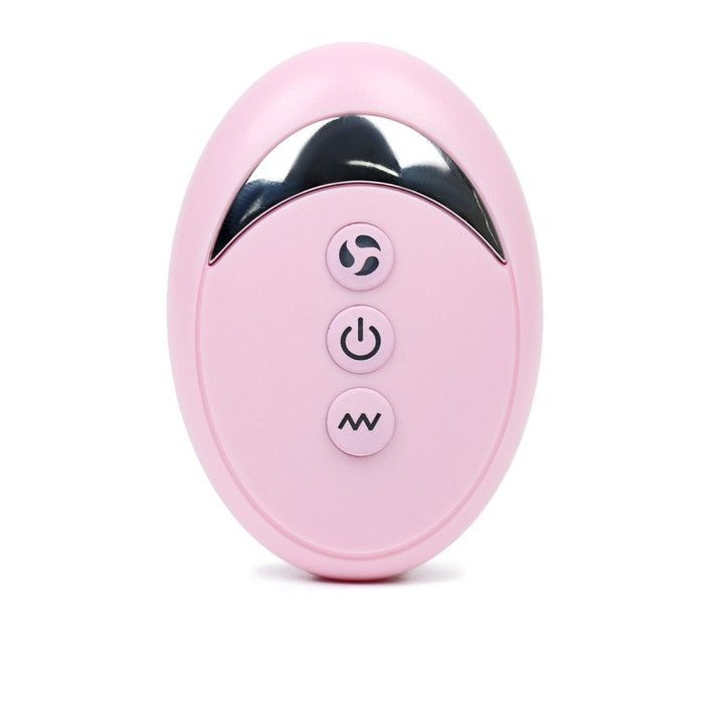 Нежно-розовый вибратор для пар с пультом ДУ (Цвет: нежно-розовый)