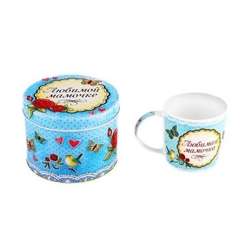 Кружка "Мама" 300 мл, в жестяной банке