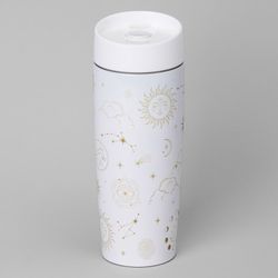 ТЕРМОКРУЖКА AGNESS "SUPERNOVA WHITE" 360МЛ, КОЛБА НЕРЖ.СТАЛЬ 18/10