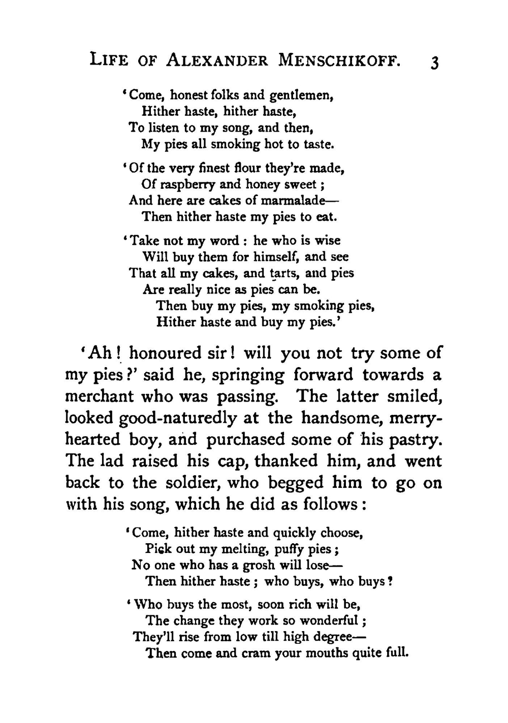 From Peasant to Prince, the Life of A. Menschikoff, Freely Tr. by M.a. Pietzker | Menshikov Aleksandr Danilovich