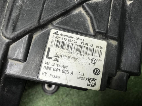 Фара левая VW Polo 6 (2020-2022) LED