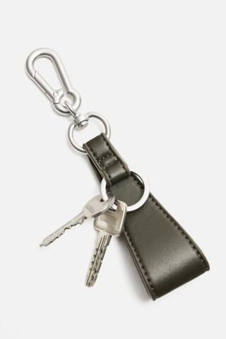 ZARA ОДНОТОННЫЙ БРЕЛОК, ЗЕЛЕНЫЙ