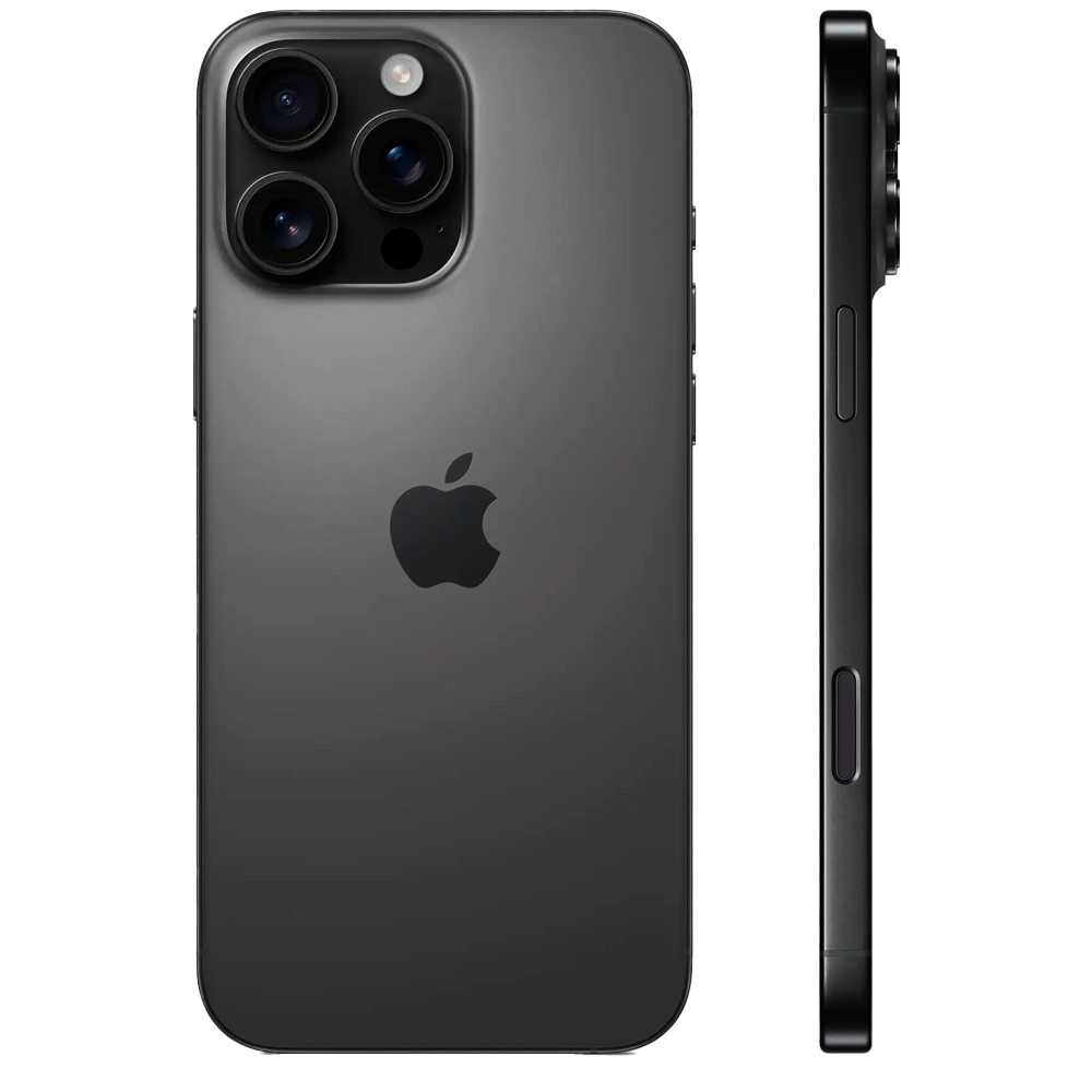 Смартфон Apple iPhone 16 Pro Max 256GB, eSIM, Black Titanium (Титановый черный)