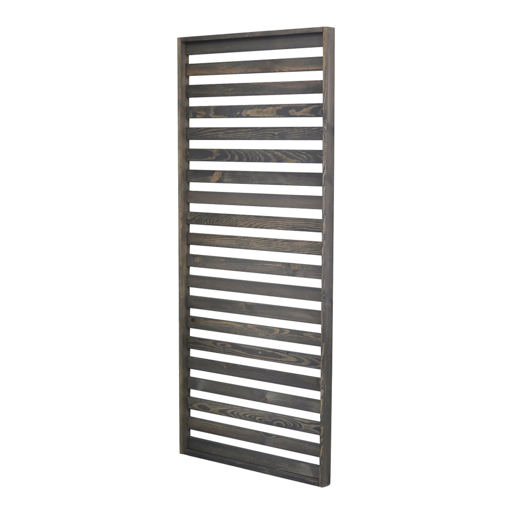 Панель для стен, 76х5х177, Эпларо, вешалка настенная, для балкона и прихожей, массив дерева, графит, Dipriz