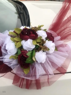 Свадебная лента на капот автомобиля