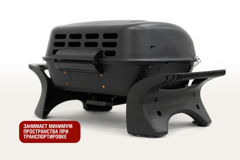 Комплект: Портативный газовый гриль 2 горелки и Подставка складная для газового гриля HOBO PRO