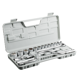 Набор головок  19пр ЕРМАК 6-гран 1/2 (10-32мм) 736566 кейс