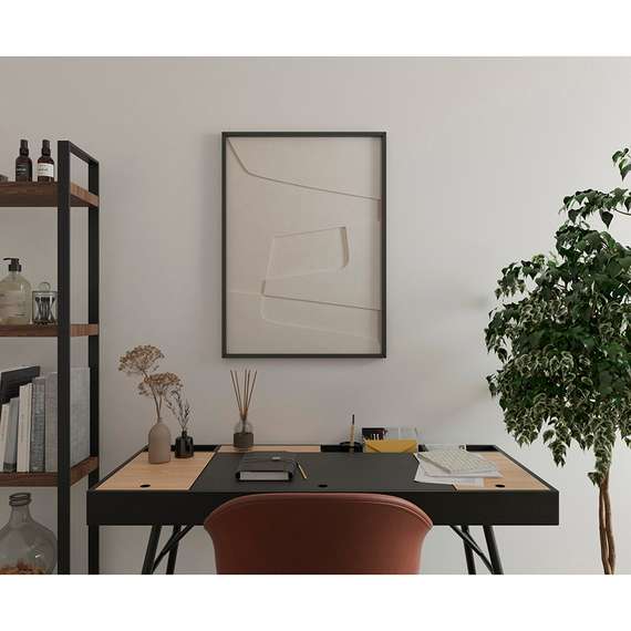 Фактурное панно с эффектом 3D Minimalism, 50х70 см, бежевый