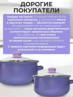 Набор кастрюль с крышками 2 шт.