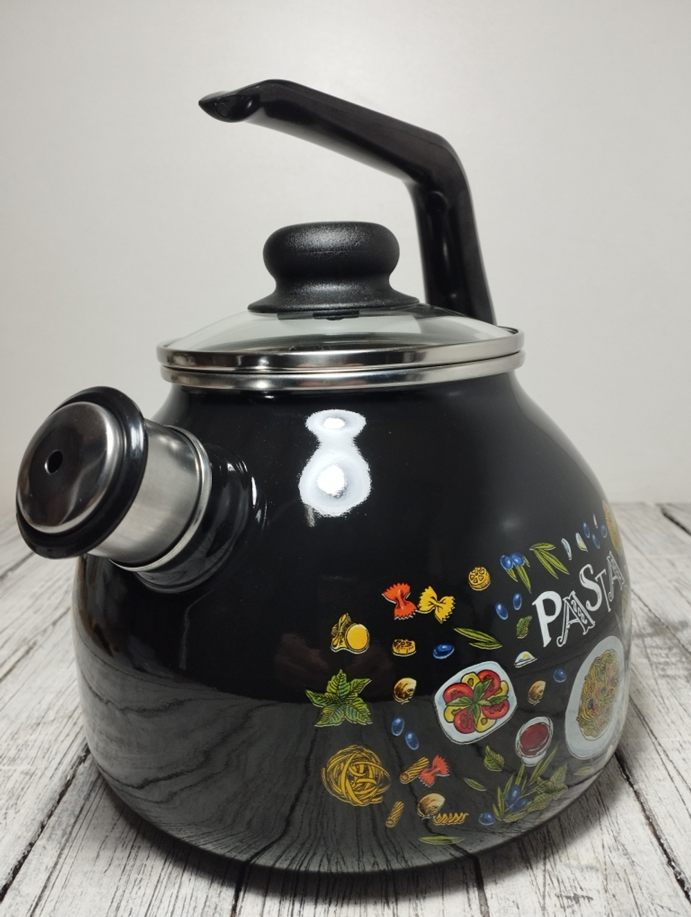 Чайник 3л сфер со свист Паста Pasta че(4шт)4с209/я