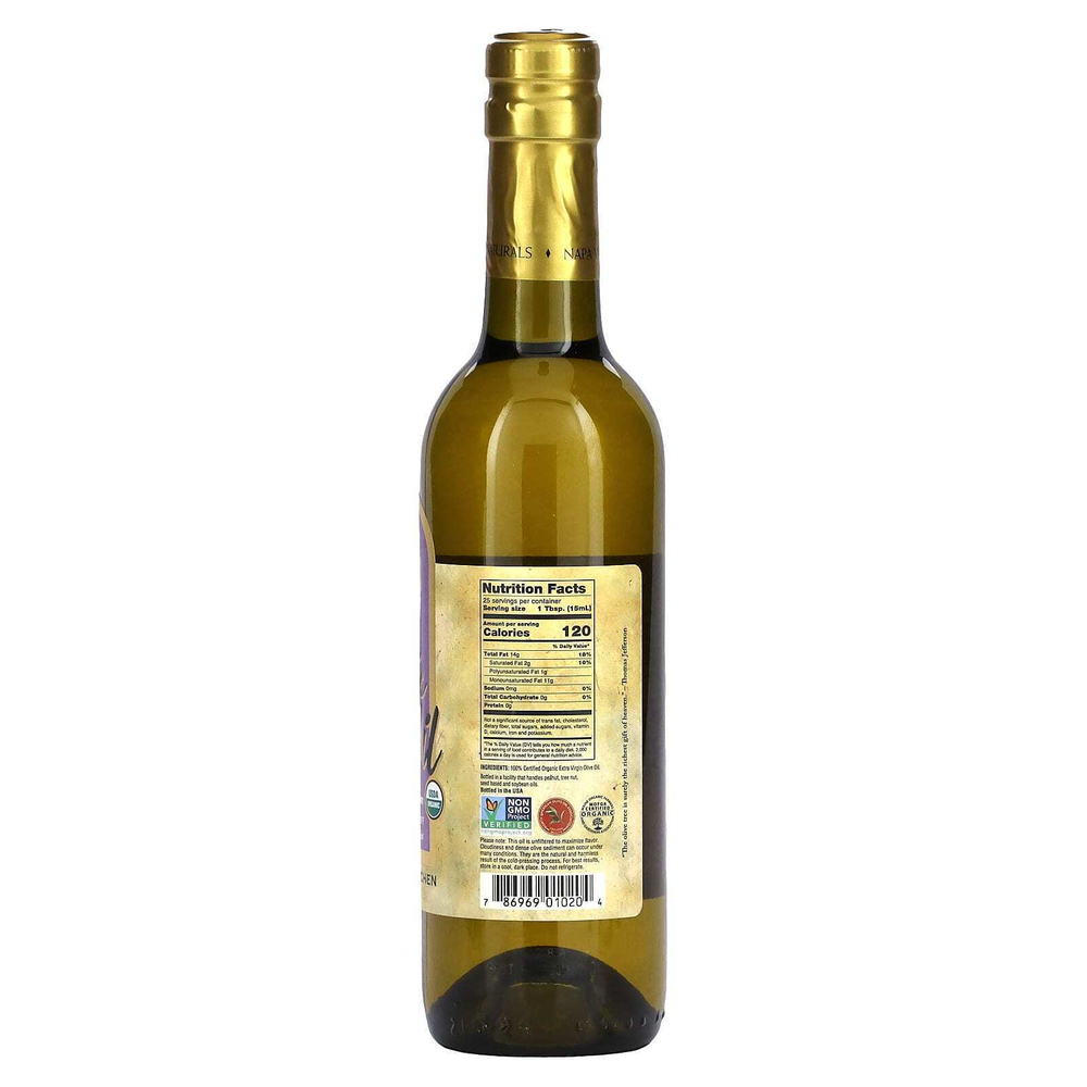 Napa Valley Naturals, Органическое оливковое масло высшего качества, 375 мл (12,7 жидк. унц.)