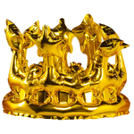Шар Фольгированный Корона золото (Золотой)