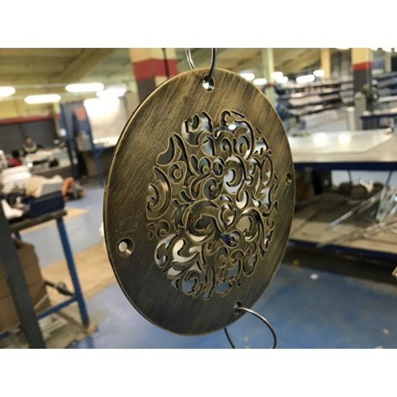 Решетка в подоконник латунная DECOR/плоская/лат/2 мм