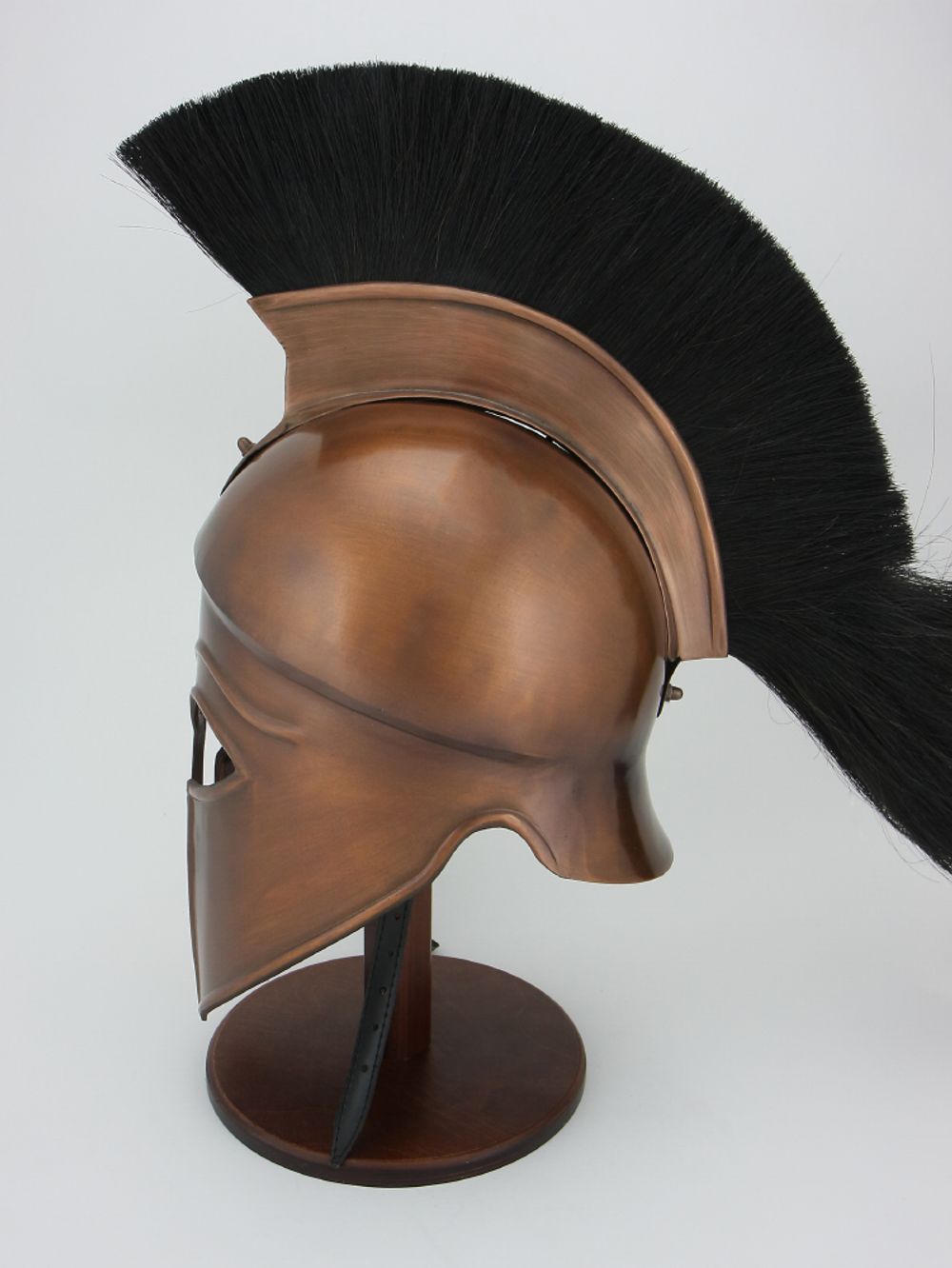 Nautical Шлем коринфский с черным плюмажем