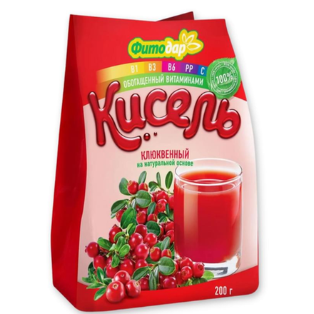 Кисель Фитодар клюквенный 200 гр