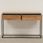 Туалетный столик 2 ящика из дикого дуба