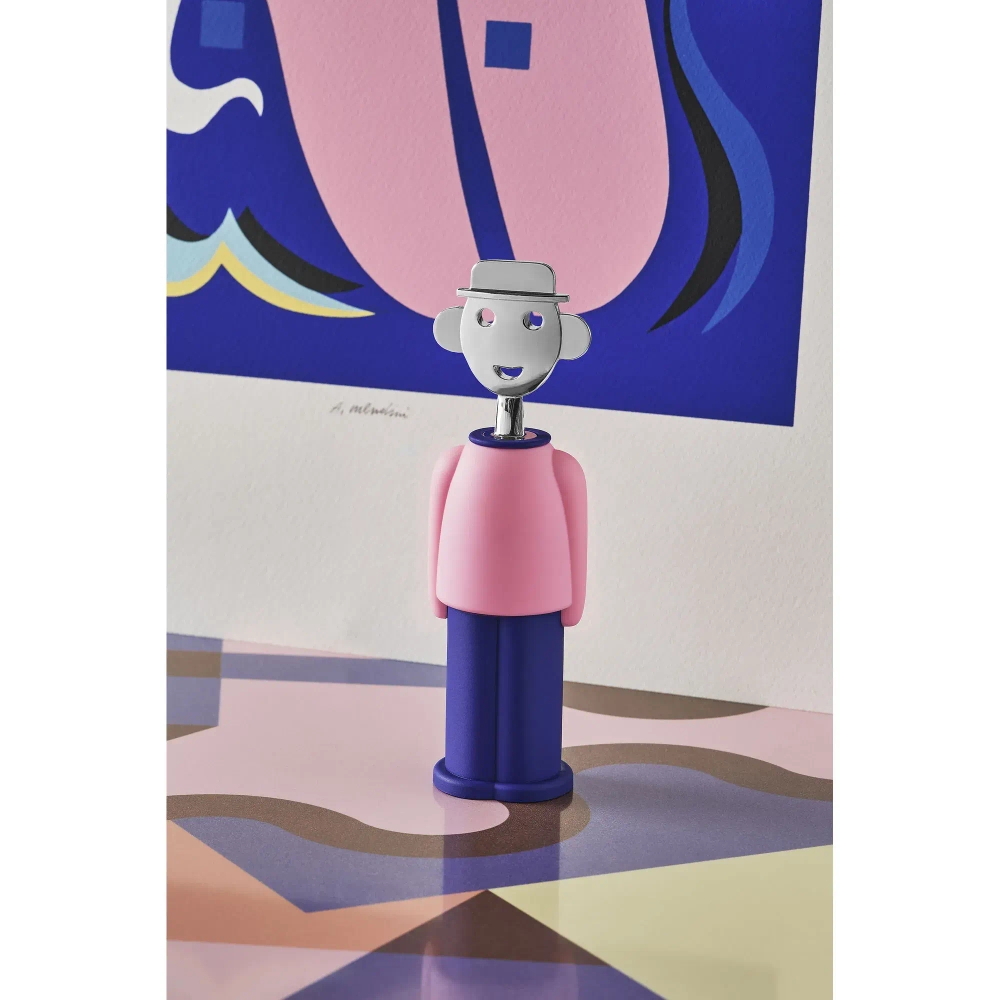 Alessi Штопор Alessandro M. розовый