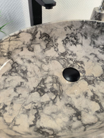 Раковина из мрамора Oval Doreng Grey Big OM-60097 (60*40*14)