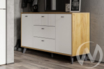 Комод 3 ящика 2-х створчатый МС Милан