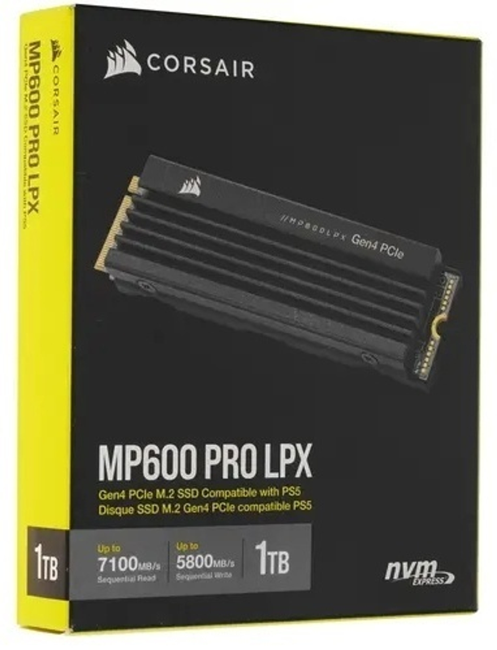 SSD Corsair Force Series MP600 PRO LPX CSSD-F1000GBMP600PLP 1000 ГБ