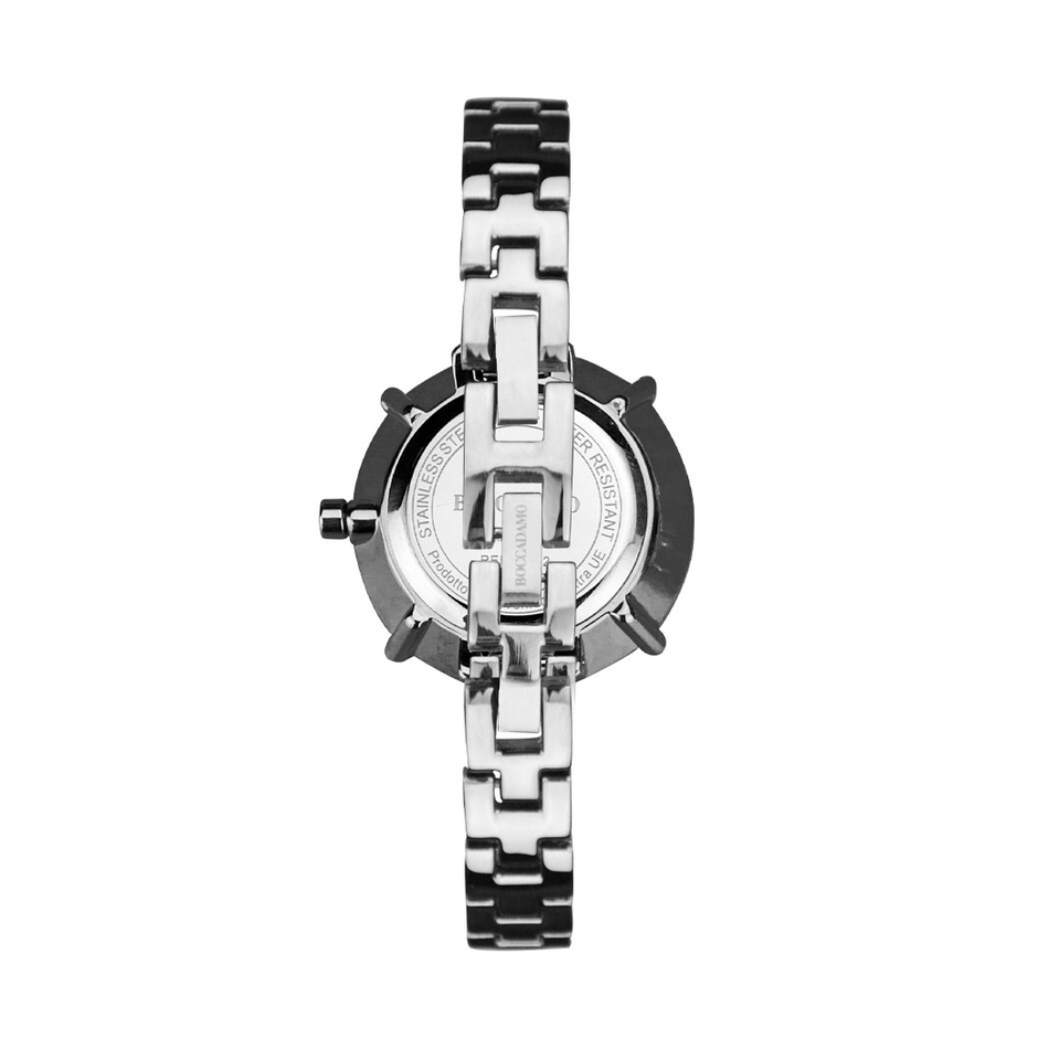 Часы Boccadamo Loving Silver Rosegold LO002 BW/S с минеральным стеклом, кристаллами Swarovski