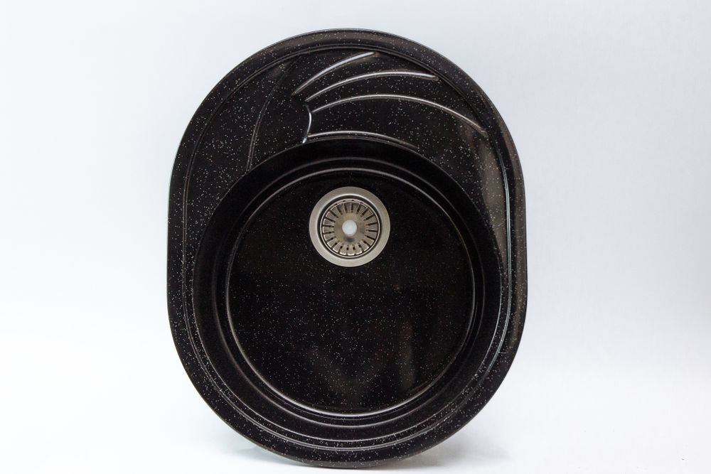 Мойка каменная S-20 глянец (Sim Gran), Черный