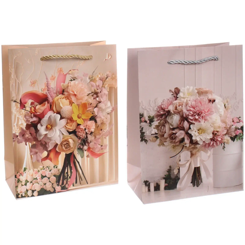 Пакет подарочный «Нотюрморт» 18*24*8.5 см, микс