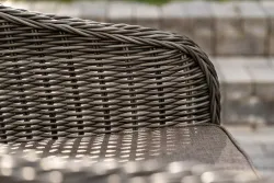 "Равенна" обеденная группа плетеная, цвет графит