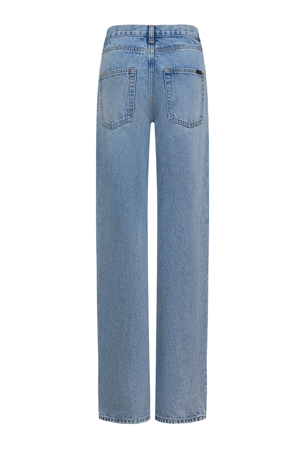 Джинсы relaxed straight синего цвета