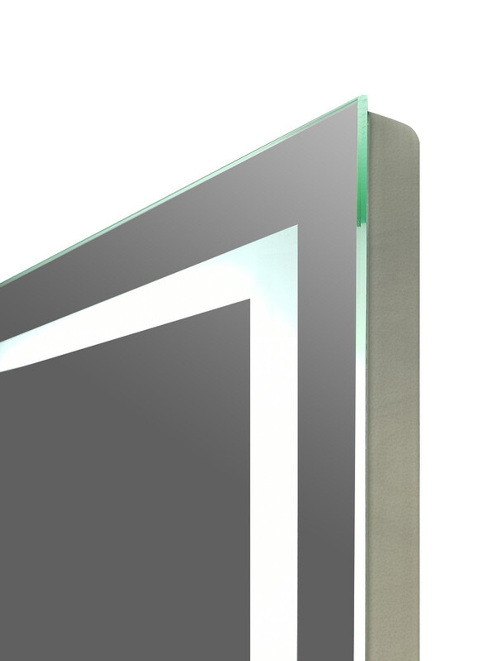 Зеркало "Verte Led" 700х900 с часами, датчиком движения