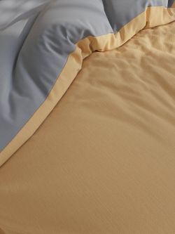 Постельное белье Сказка "Senapato/Grigio" семейное Наволочка 50х70 см 2 шт Простынь на резинке 160х200 см Пододеяльник 145х215 см(2шт) , поплин