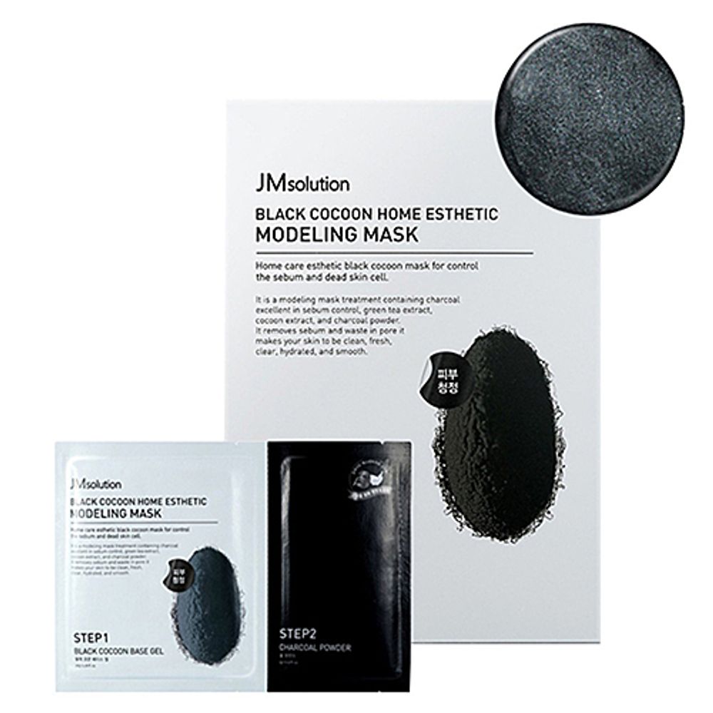 JMsolution Маска с протеинами шелкопряда и углем - Silkworm and charcoal mask, 55г