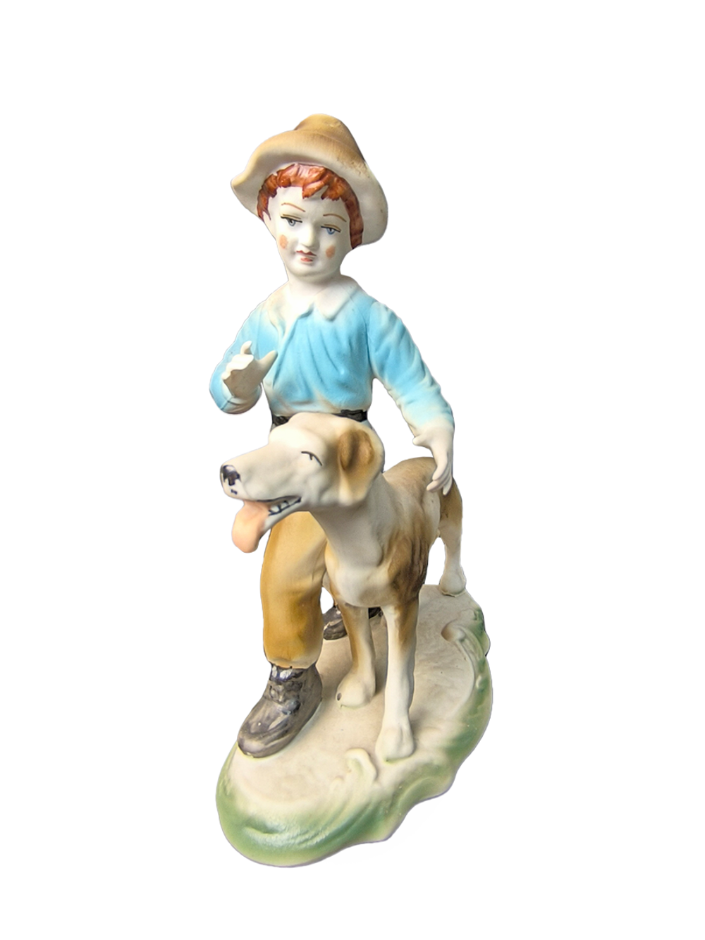 Фарфоровая статуэтка "Мальчик с собакой" Arpo