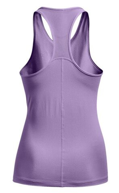 Женский топ теннисный Under Armour HeatGear Armour Racer Tank - octane/metallic silver