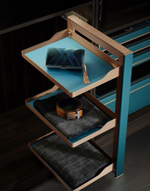 Выдвижной модуль с полками СЕРИЯ B (Морская волна)