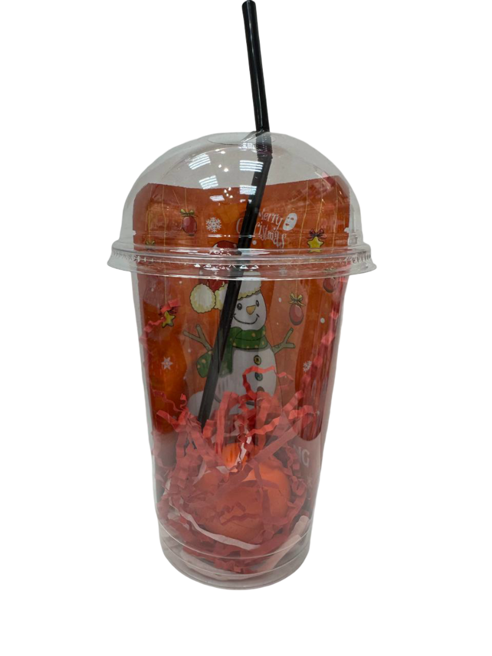 Стаканчик подарочный оранжевый