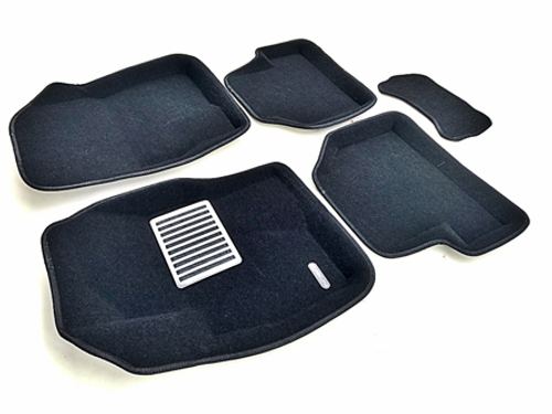 Коврики салона для FORD Focus 2 (2005-2011) Euromat 3D Lux черные. Арт. EM3D-002214