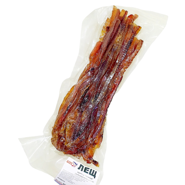 Лещ сушеный, соломка, в/у 500 г