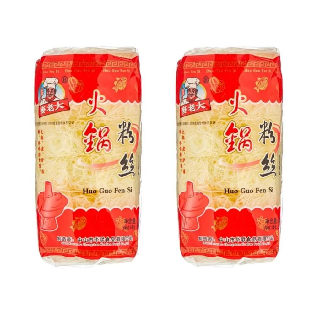 Лапша Wheat Village Robot Mai Lao da стеклянная 300 г 2 шт