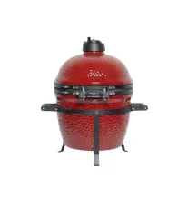 Керамический угольный гриль Diamond Egg Smart Red Magic, 33 см, красный