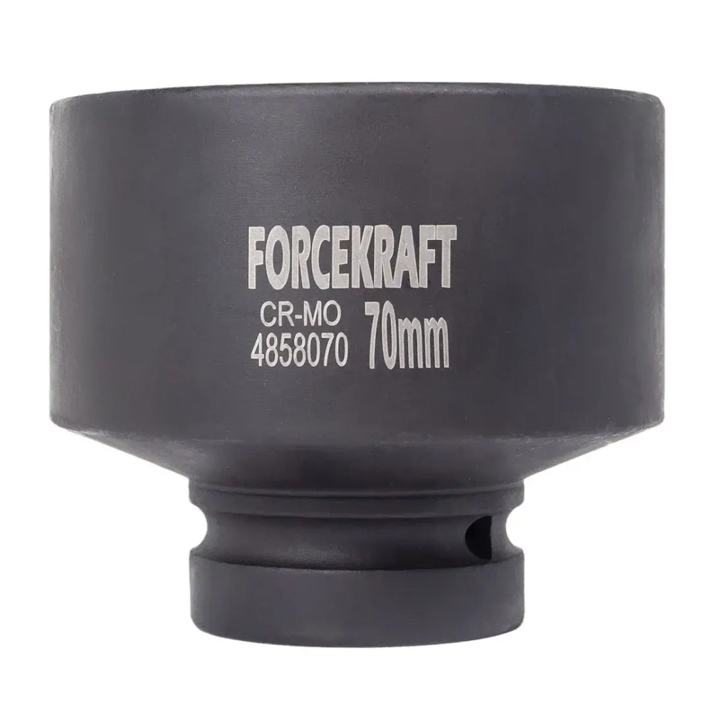 Головка ударная 1'', 70мм (6гр.) FORCEKRAFT FK-4858070