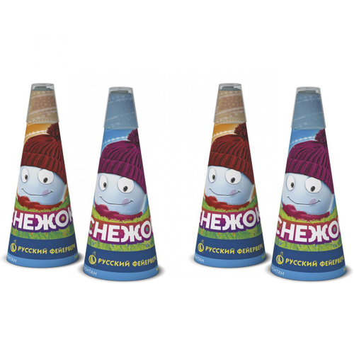 Фонтан пиротехнический "Снежок 6"