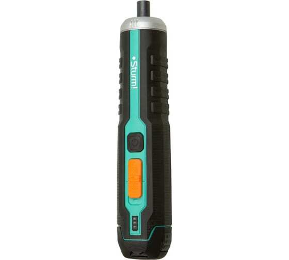 CD3404U2 Аккумуляторная отвертка Sturm!,3,6В,micro USB ,подсветка,индикат напр,набор бит,без ЗУ