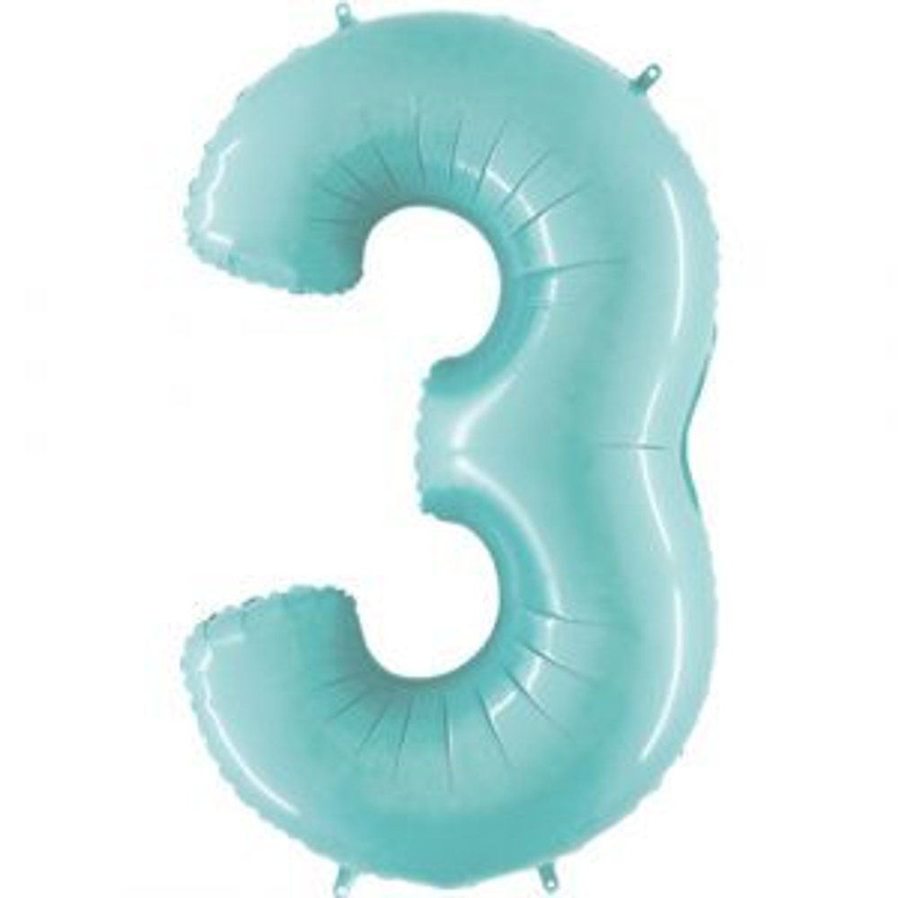 Цифра "3" (цвет на выбор) 1 шт