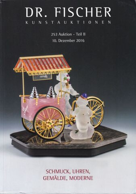 Каталог аукциона Dr. Fischer, Хейльбронн, Искусство модерна, ювелирные украшения, часы, драгоценные камни от 10 декабря 2016 года