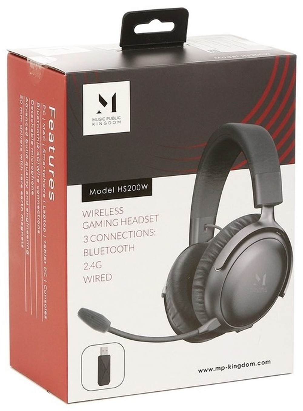 Наушники MUSIC PUBLIC KINGDOM HS200W черный