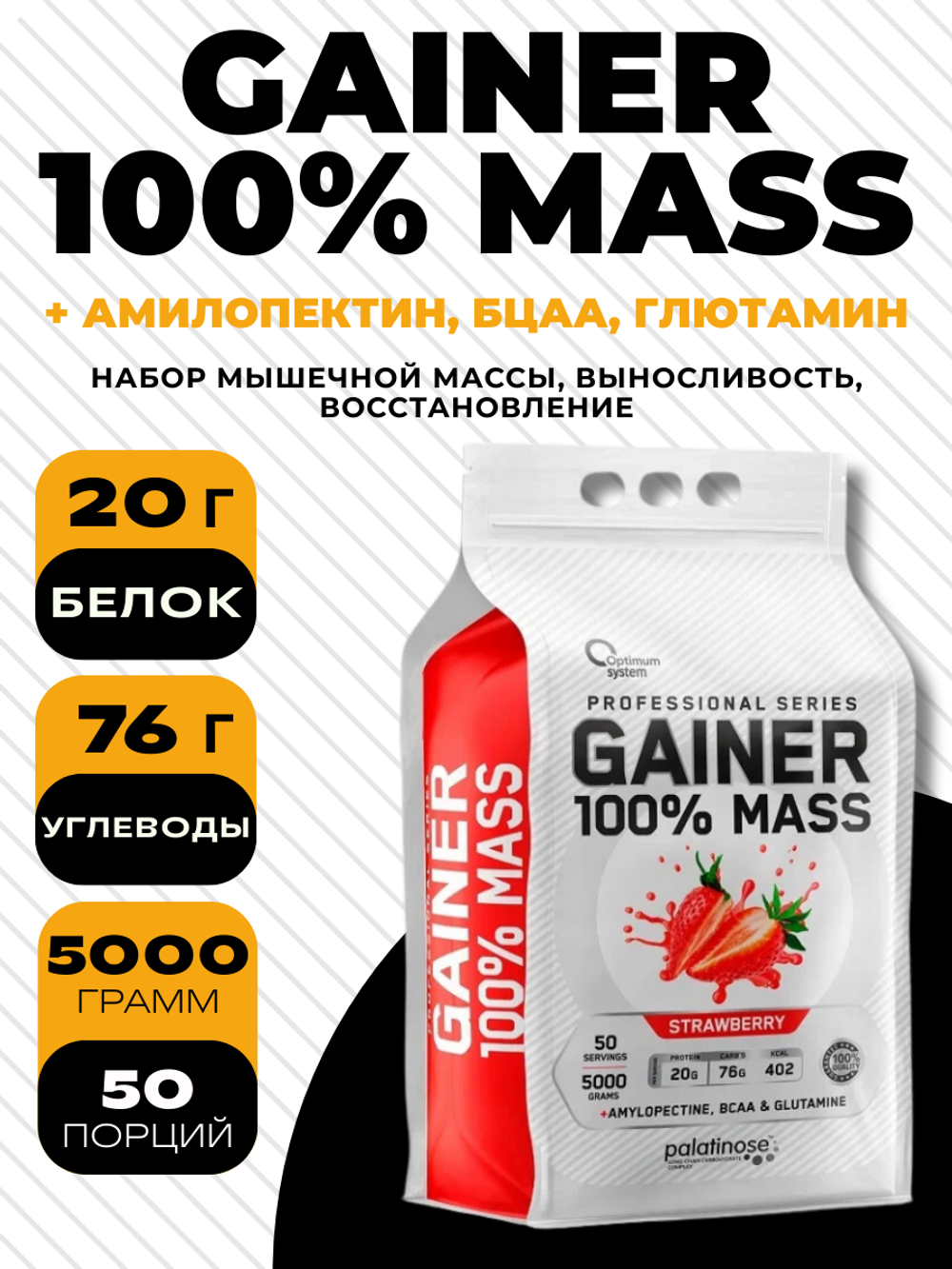 100% MASS GAINER