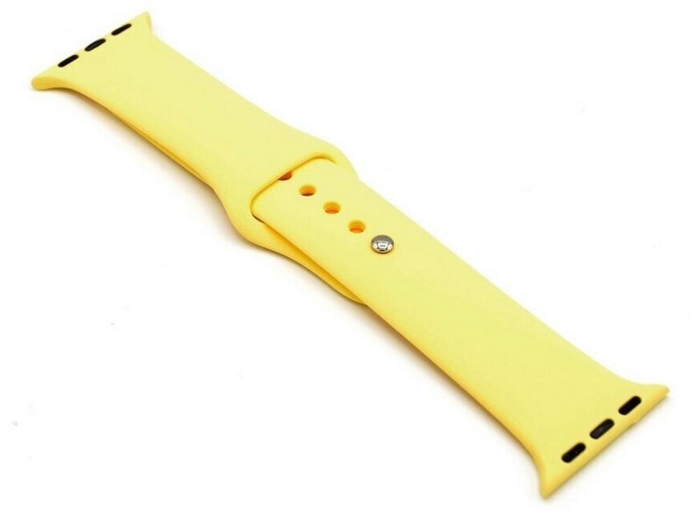 Ремешок спортивный для Apple Watch 38-40мм (желтый)