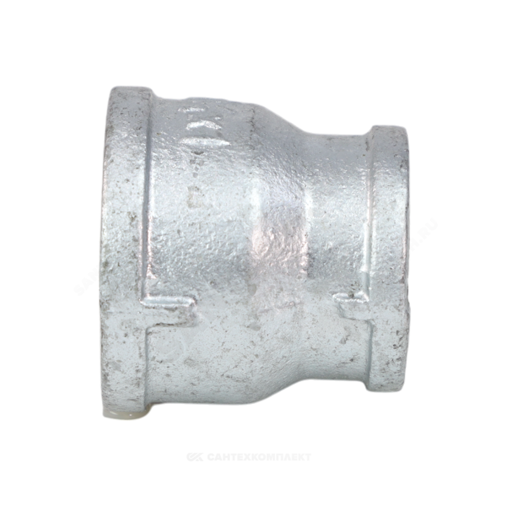 Муфта переходная чугун оц Ду 40х15 (1 1/2"х1/2") ВР Fittex PLUS